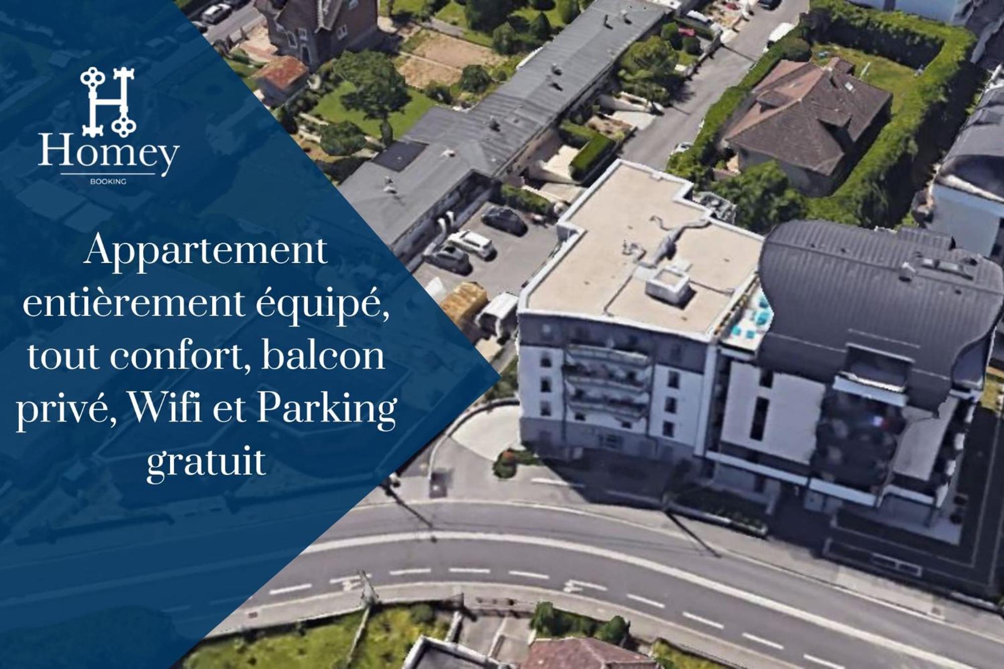 Homey Chloe - New - Parking Gratuit - Balcon Prive - Proche Geneve 安纳马斯 外观 照片